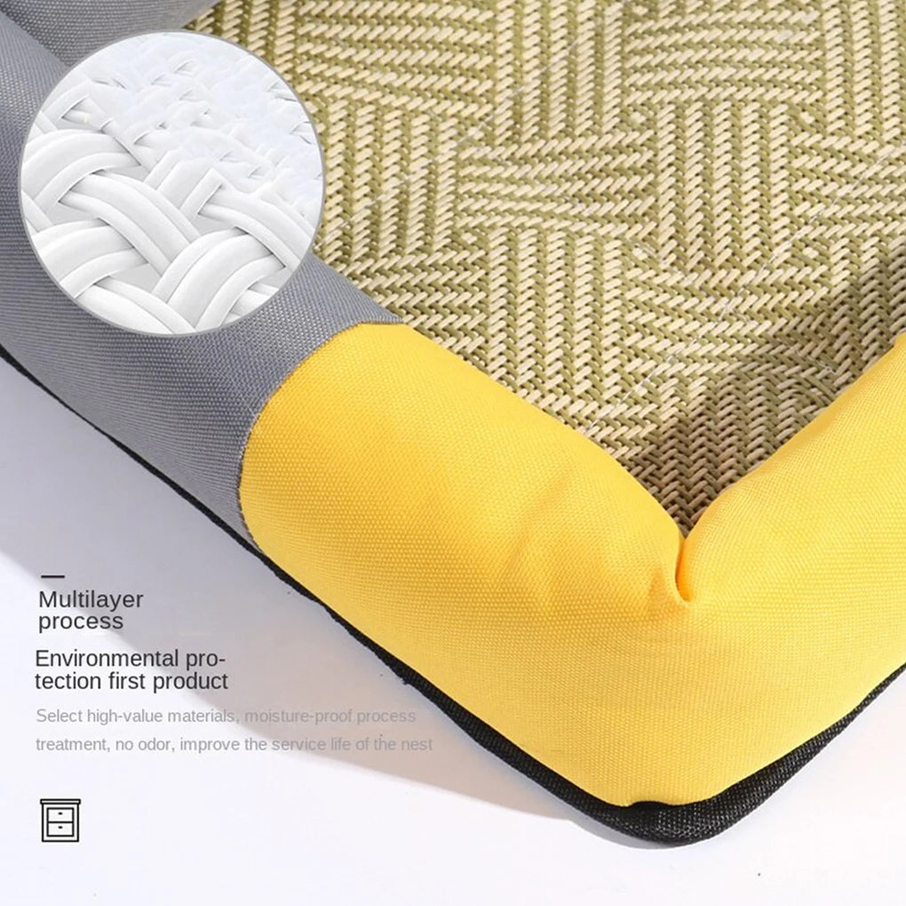 Universal Pets Washable Cooling Mat Summer Pad Breathable Blanket Blue L