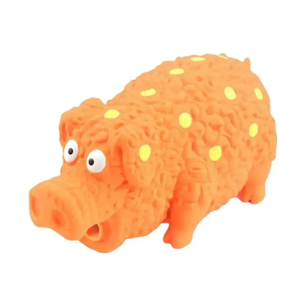 Pig Dog Squeaky Toy Grunting Pig Dog Toy That Oinks Grunts For Small Medium Large Dogs Cute Pig Grunting Squeak Pet Chew Toys